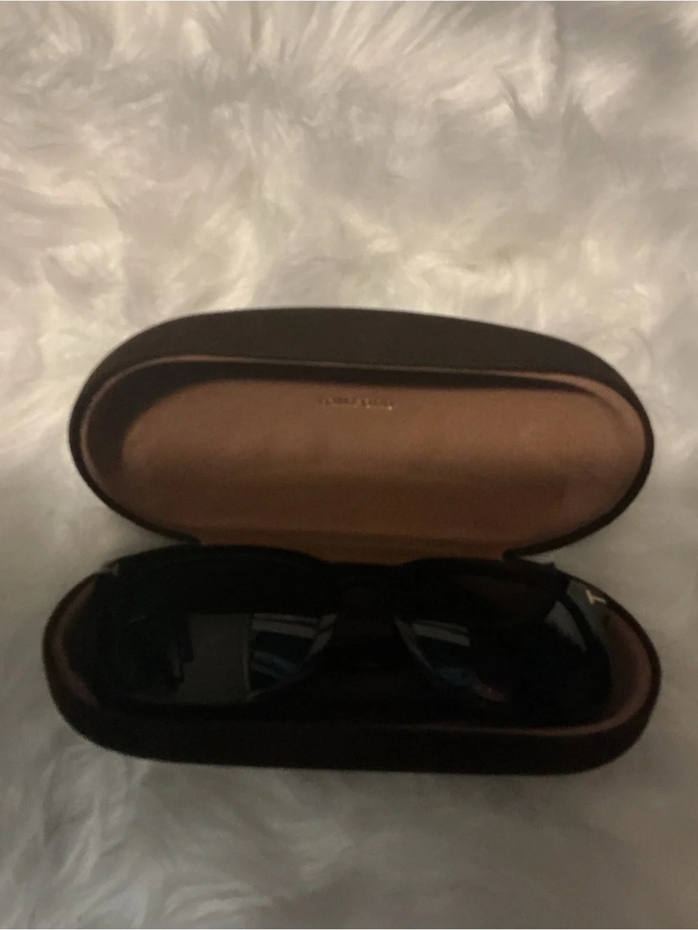 Tom Ford Black Sunglasses with Brown Case
